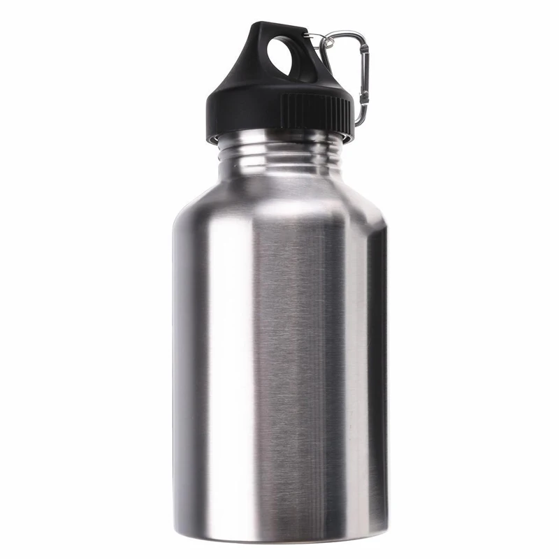 350/500/750ML Stainless Steel Wide Mouth Drinking Water Bottle Outdoor Travel Sports Cycle Drink Bottles Kettle Outdoor Tools