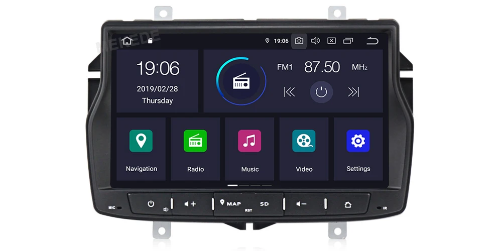 PX5 Восьмиядерный 4 Гб ОЗУ 64 Гб ПЗУ Android9.0 автомобильный Радио стерео dvd-плеер для Лада Веста с BT RDS радио SWC wifi gps навигация