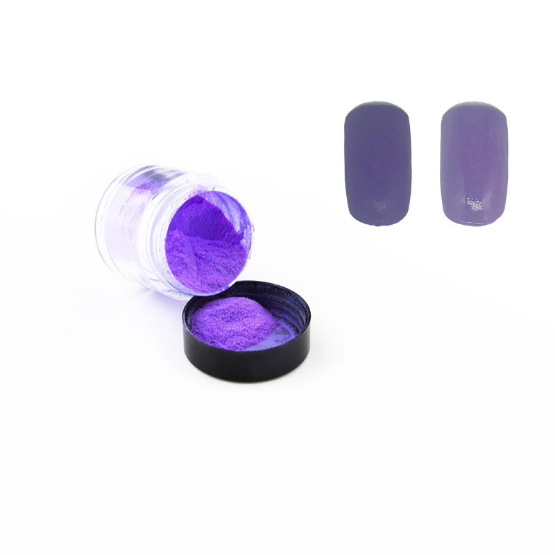 purple purple 07 Nail Art forpretty акриловый пигмент погружающийся порошок Cameleon цвет Dip система хамелеонпигмент Unhas эффект поставки термокромический - Цвет: purple purple 07