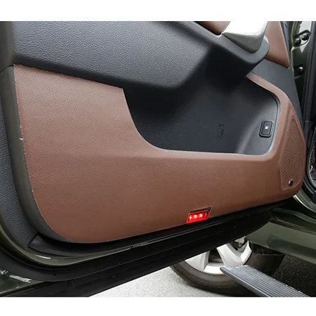 Автомобильный Стайлинг двери автомобиля анти kick pad модификация кожа двери автомобиля все включено легкая чистка анти kick для Haval H9