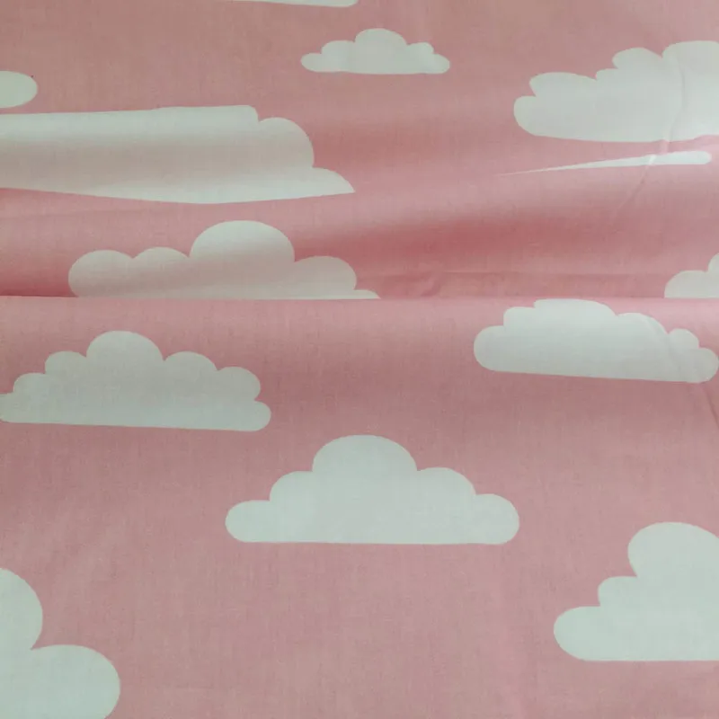 160 см * 50 синий/серый/розовый северные ветра большой облака printedcotton ткань для DIY