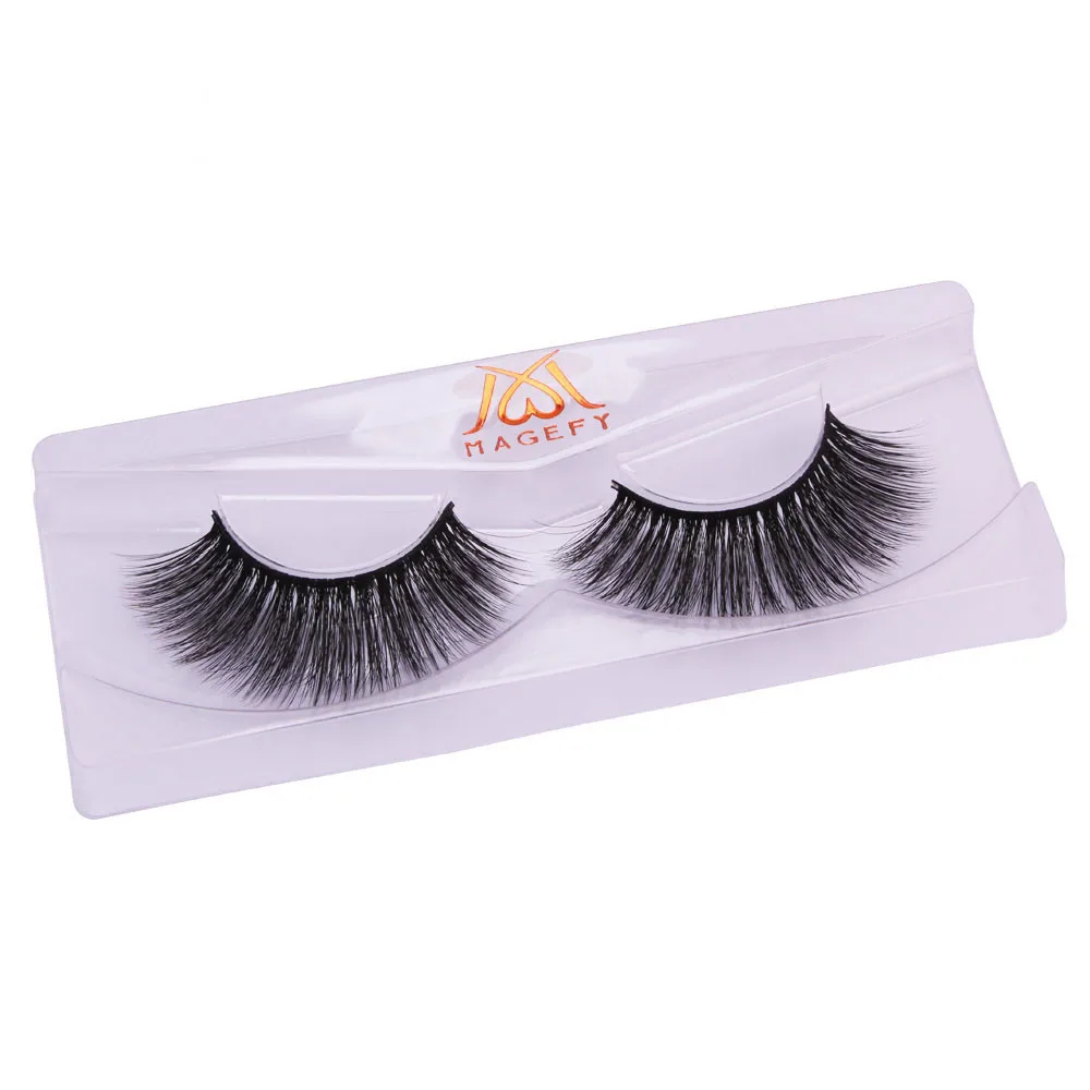 1Pair Luxury 3D False Lashes Fluffy Strip Eyelashes Long Natural Party magnetic eyelashes natural hair #05 | Красота и здоровье