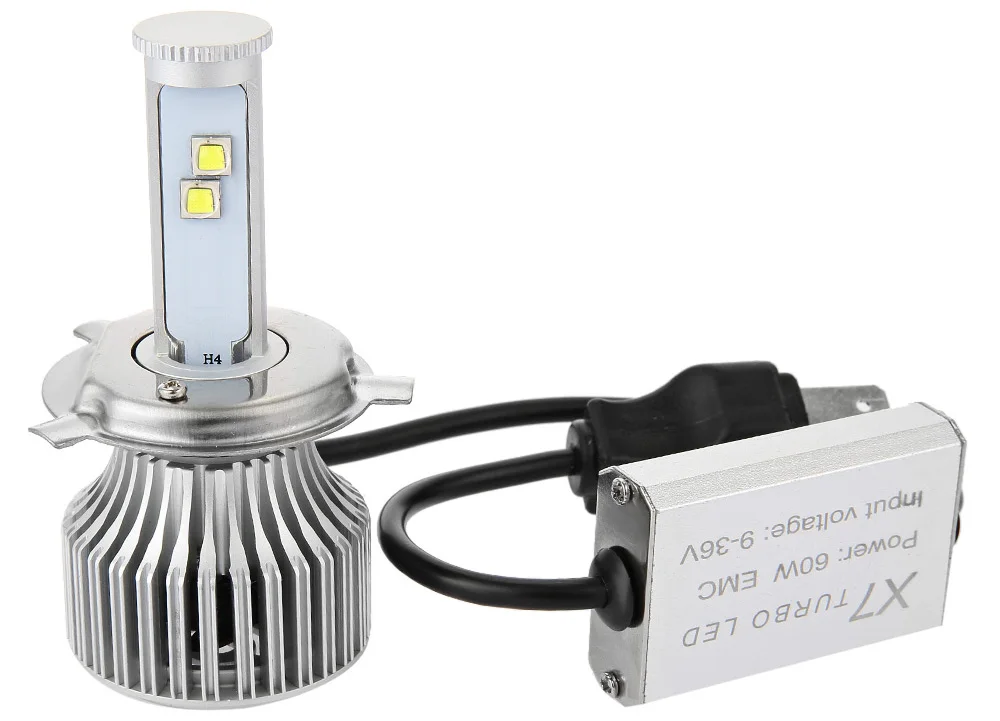 Автомобильная Фара H4 6000 К X7 СВЕТОДИОДНЫЕ Лампы Фар Все-в-одном Conversion Kit Автомобиля