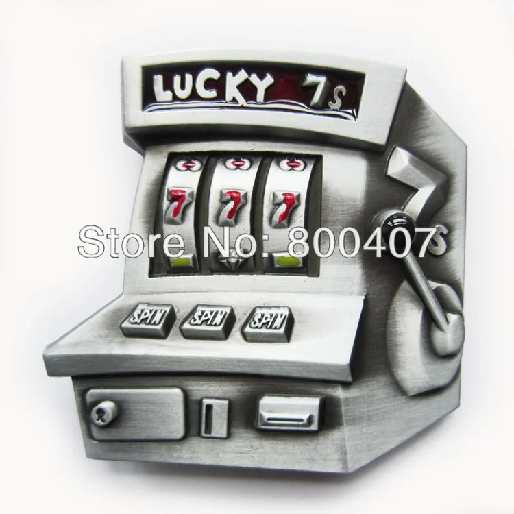 Бесплатная доставка винтажный BUCKLE CS014 с пряжкой на ремешке Lucky 7 Jackpot|buckle belt|buckle
