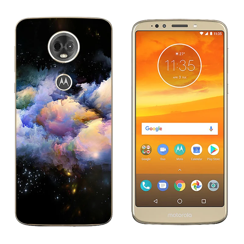 Мягкий силиконовый чехол из ТПУ для Motorola E5 Plus задняя крышка телефона 6 0 дюймов MOTO