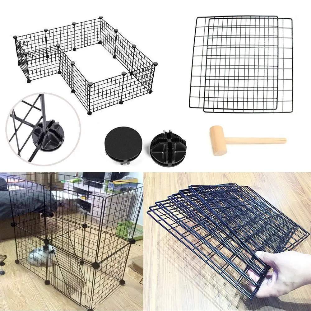 DIY ограждение для детского Манежа, корпус для двора, питомника, клетка для собак, ручка, ящик для питомника, клетка для кролика, простая установка, инструмент для хранения