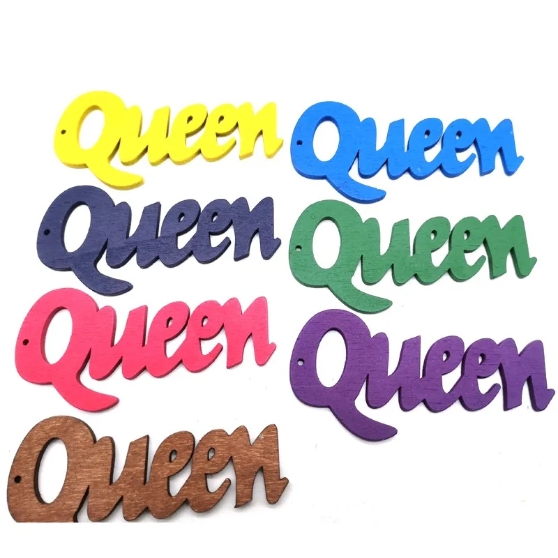 Деревянные серьги QUEEN можно смешивать 7 видов цветов | Украшения и аксессуары