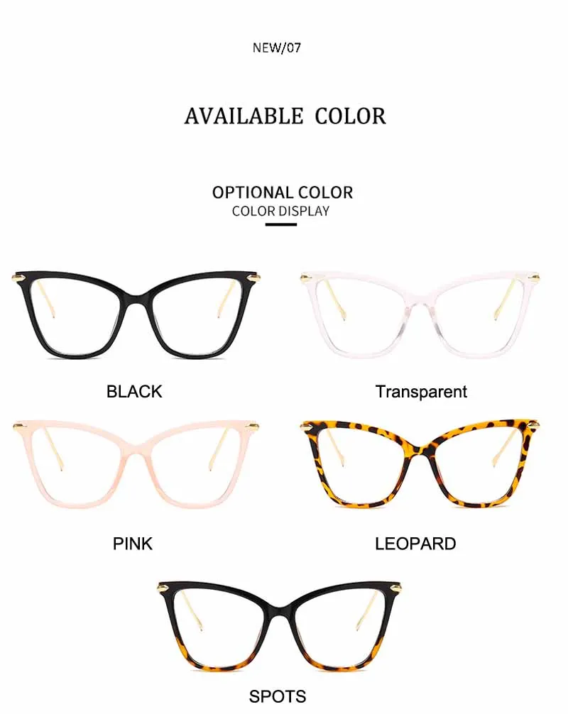 FEISHINI Black frame Cat Eye Glasses Frame Women brand Clear Lens Transparent Eyewear frames Ladies Myopia Nerd eyeglasses frame