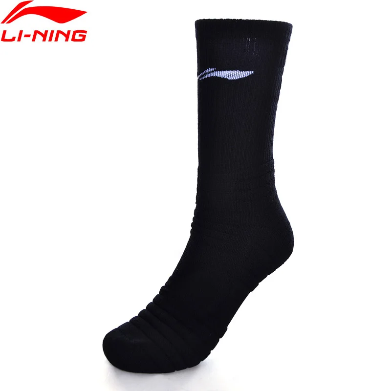 Li-Ning мужские баскетбольные носки серии 24-26 см Chinlon Хлопок полиэстер спандекс