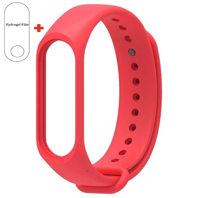as the picture shows Ремешок на запястье для Xiaomi mi Band 3 mi band 3 2 4 1 ремешок для спортивных часов часы браслет силиконовые аксессуары pulseira desпорто correa versa - Цвет: as the picture shows