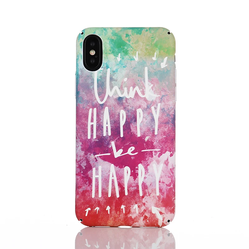 Kisstop Blue Phone Case For iPhone 6 6s White Plum blossom Painted Fundas Cover 7 8 Plus Back Capa X |