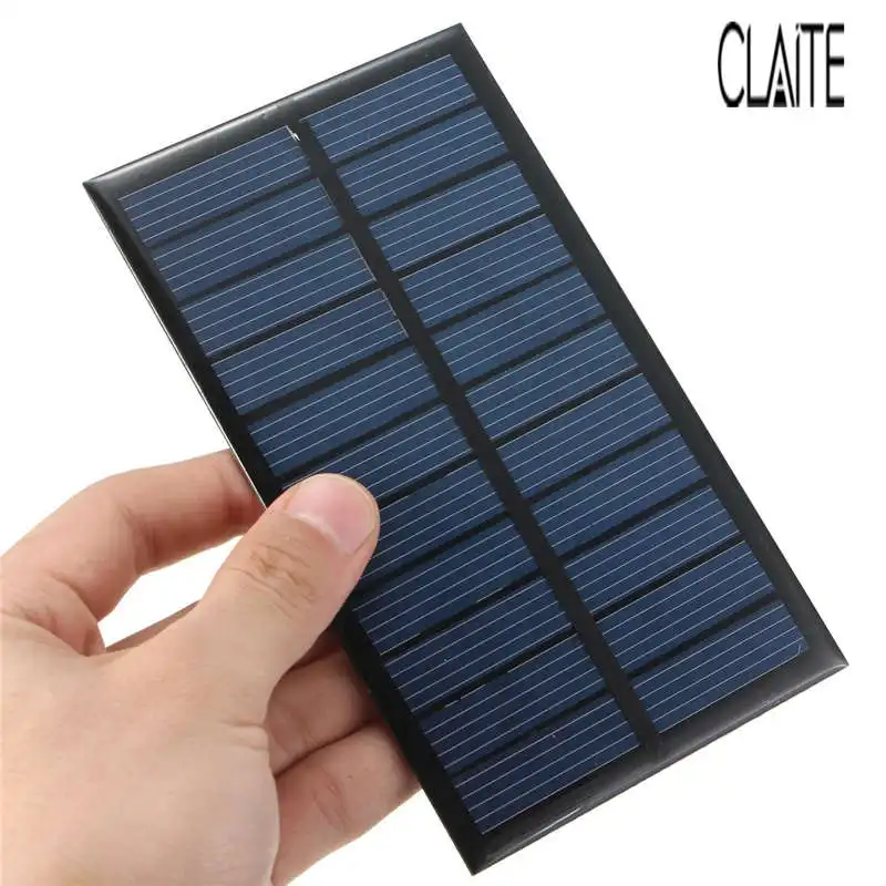 CLAITE Высокое качество 6V 4,5 W 520mAh батареи из монокристаллического кремния мини Панели солнечные солнечный модуль солнечных батарей для светильник Батарея 165x165 мм