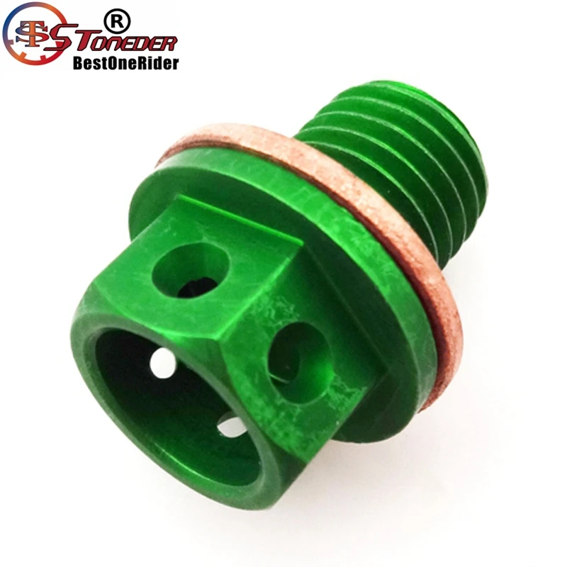 STONEDER 2X Зеленая Магнитная фотовспышка для двигателя 50cc 160cc Lifan YX Zongshen китайский