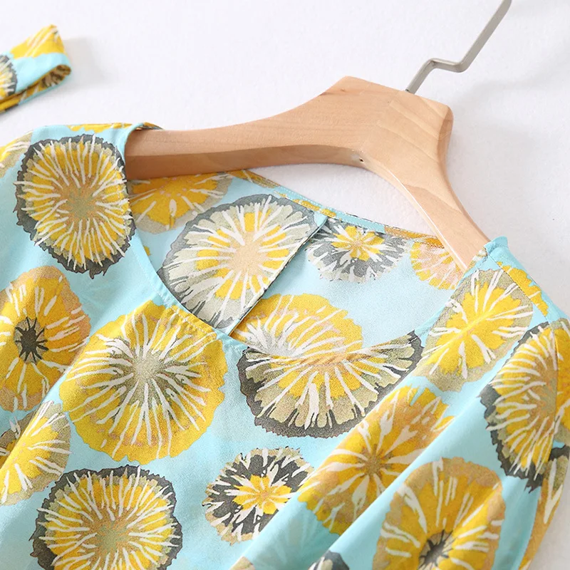 Лето 2018 Новое поступление женские легкие Роскошные модные платья с принтом