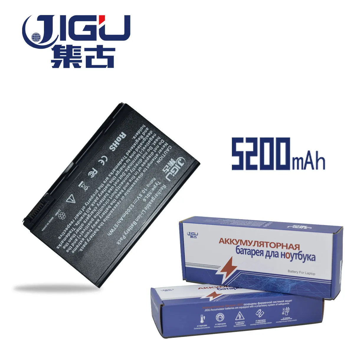 Аккумулятор JIGU для ноутбука Acer Aspire 5650 9110 9120 3100 3690 5100 5610 5630 5680 BATBL50L6 BATBL50L8H|battery for acer