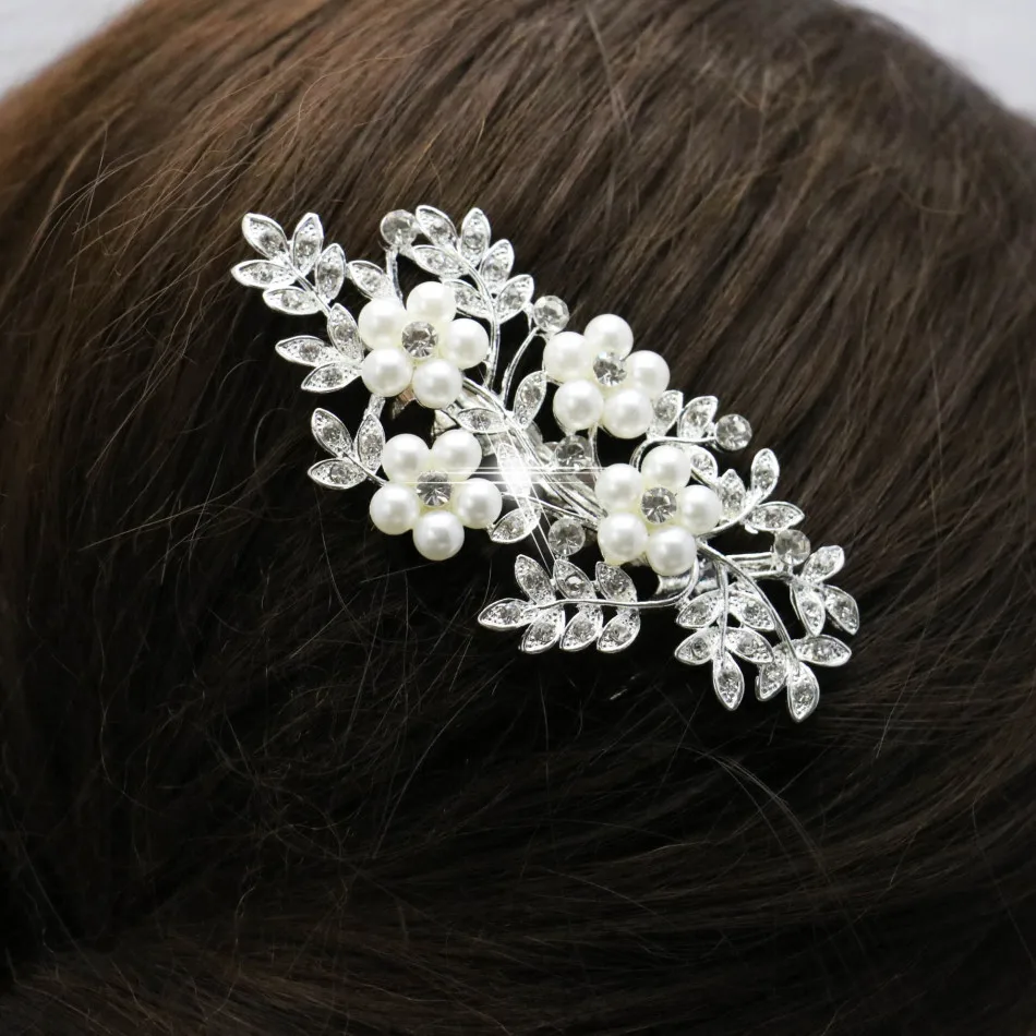 Модные женские аксессуары для волос свадебные украшения кристально прозрачные