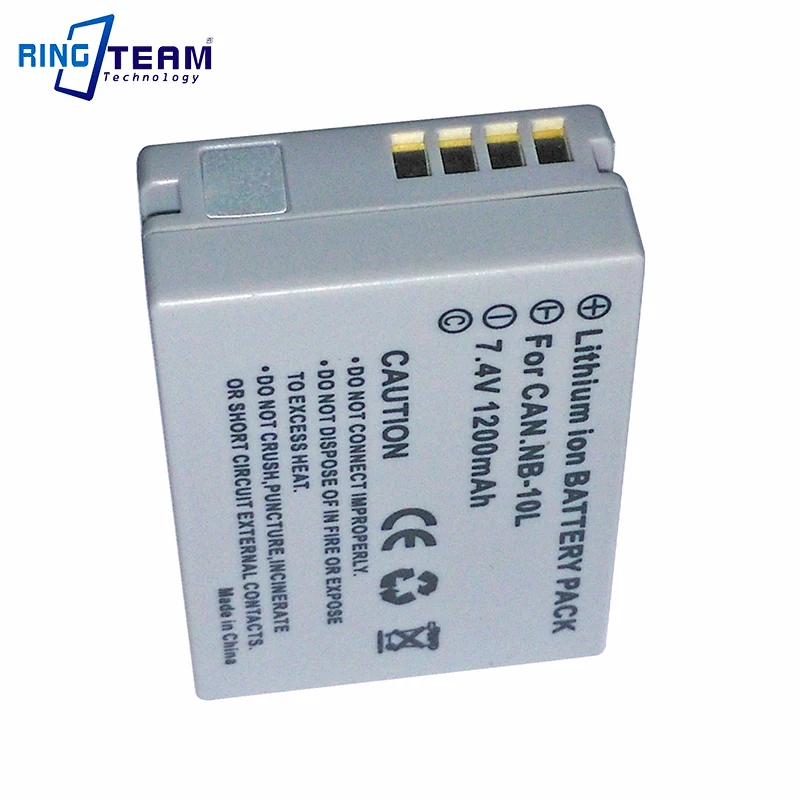Аккумулятор NB 10L NB10L и зарядное устройство USB (2 в 1) для цифровых фотоаппаратов Canon