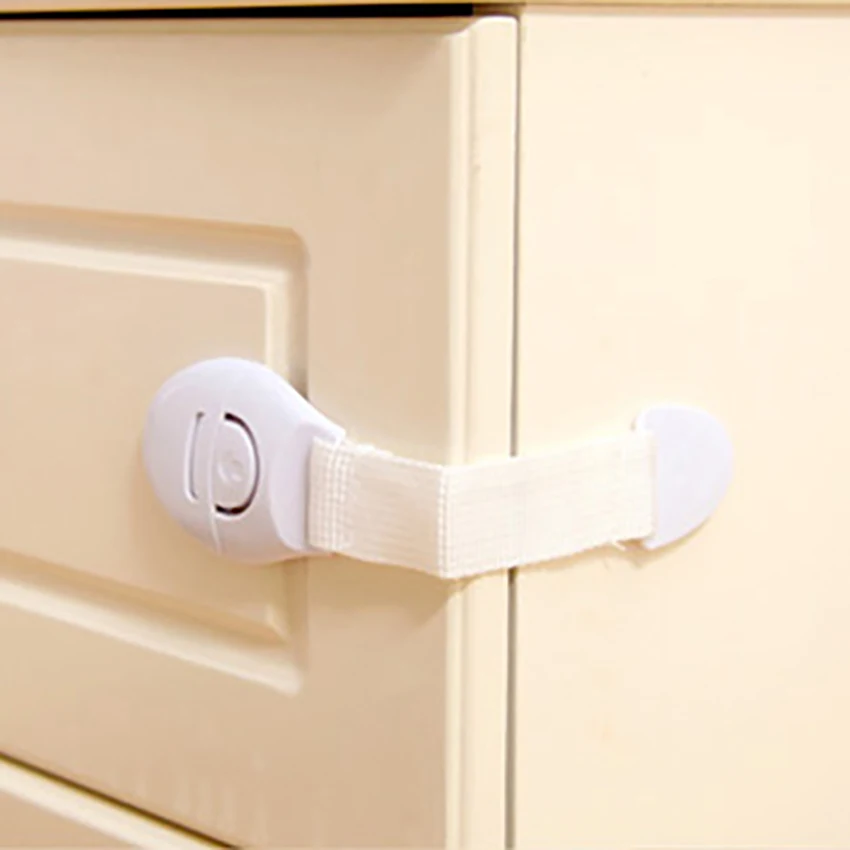 1pc Drawer Door Cabinet Cupboard Toilet Safety Locks Baby Kids Care Plastic Security Protector | Обустройство дома