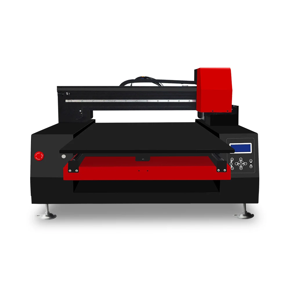 

60*90cm print size high speed automatic xp 6090 UV printer 12 color 2 printhead for phone case pen glass T-shirt wood metal