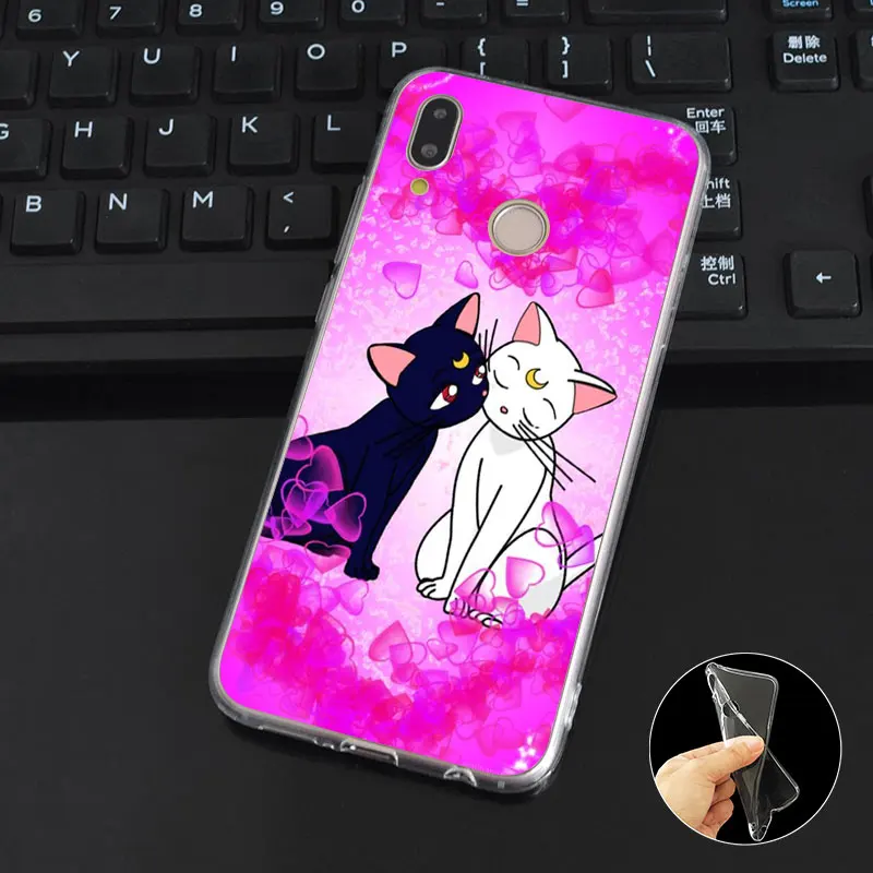 DREAMFOX N195 Сейлор Мун Симпатичные из мягкого ТПУ силиконовый чехол для Huawei Honor 6a 6C 7X9