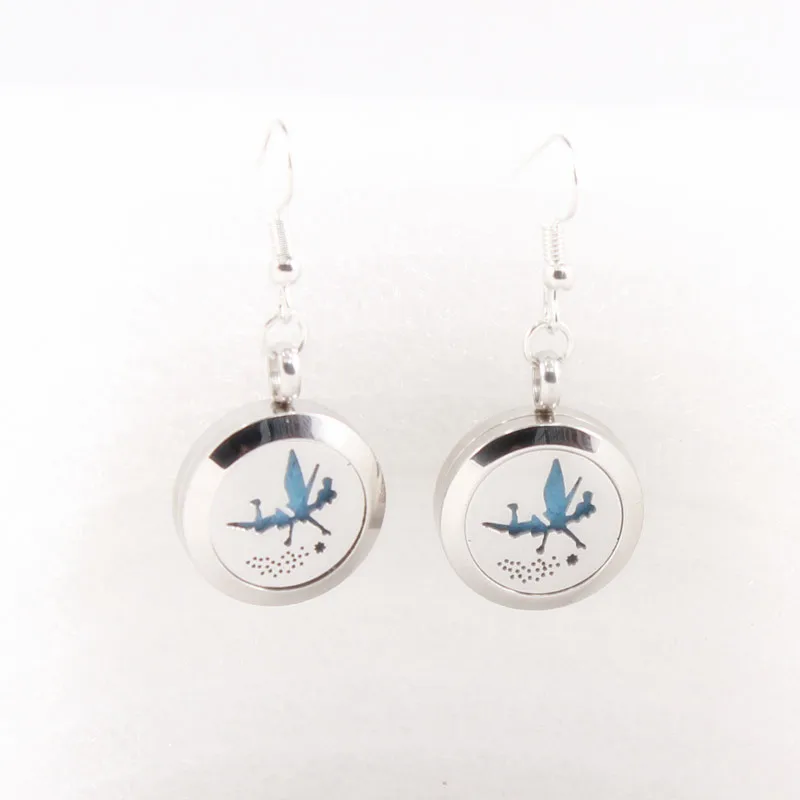 2 пар/лот Высокое качество нержавеющая сталь Мода ароматерапия эфирное масло