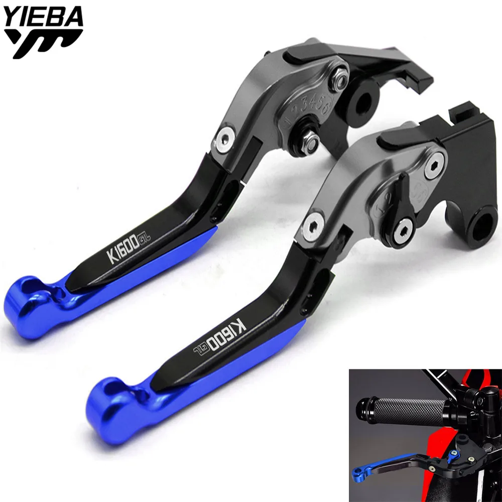 

Motorcycle Accessories CNC Brake Handle Adjustable Folding Brake Clutch Levers For BMW K1600GTL K 1600 GTL K1600KT 2011-2017