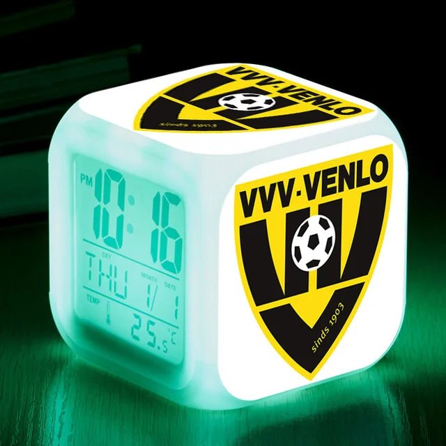 Sportclub Flash цифровые часы Heerenveen ночник цвет reveil enfant Touch освещение светодио дный будильник reloj despertador часы - Цвет: Светло-желтый
