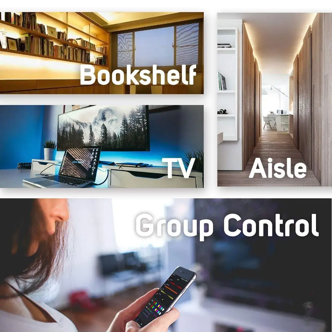 SP108E Wireless Bluetooth Controller APP WS2811 WS2812B WS2801 SK6812 APA102 Individually Addressable Programmable LED Strip | Лампы и