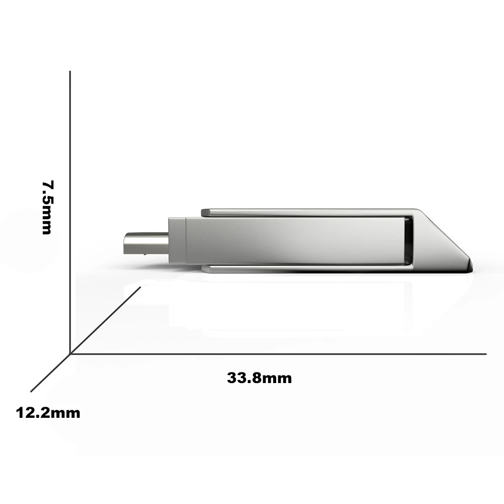Микро USB флэш-накопитель для телефона Android OTG и USB 2,0 двойной интерфейс флешки Поддержка Android 4,0 выше Mtal Memory Stick