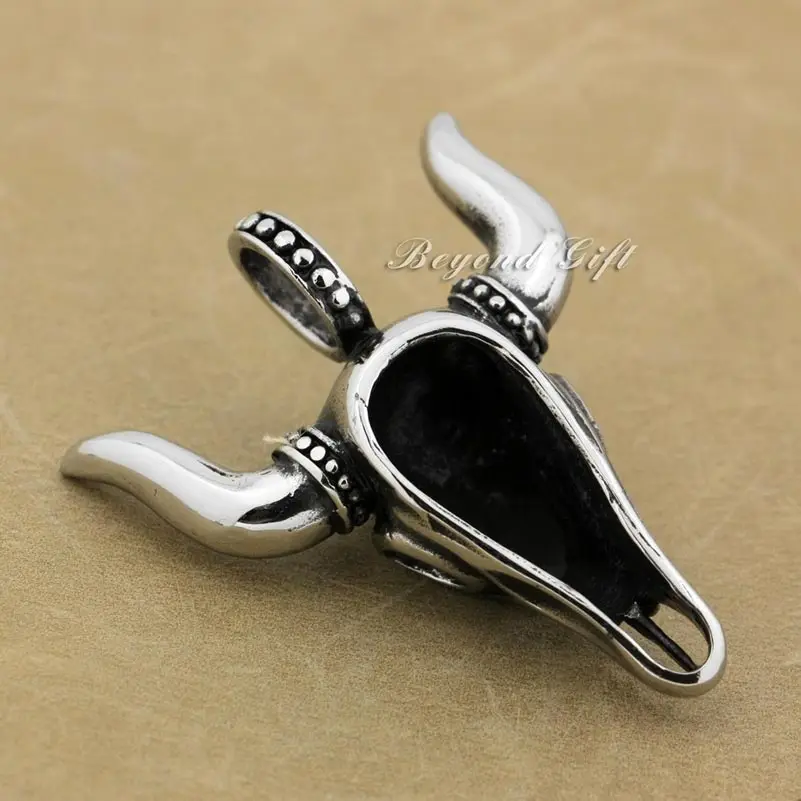 Модная подвеска в стиле панк виде рога быка однотонная мужская Байкерская