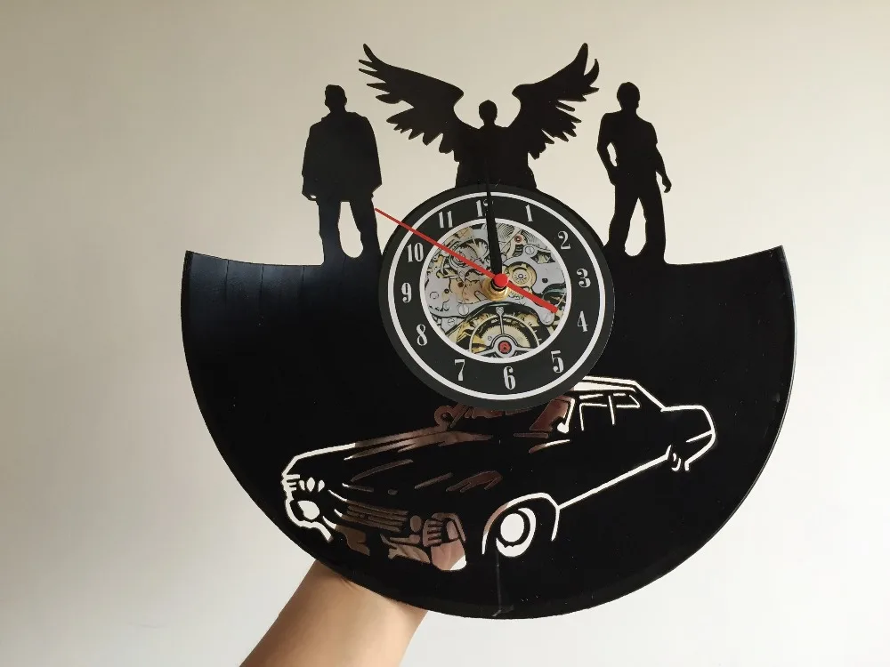 Сверхъестественный дизайн виниловые часы для записей домашний декор