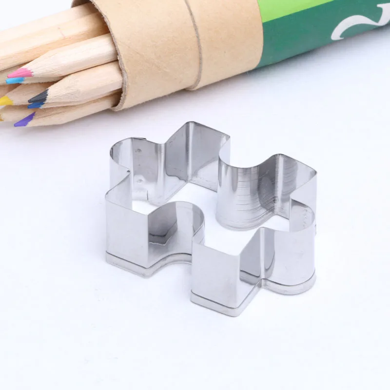 Лидер продаж форма для украшения Пазла сделай сам помадки торта печенья резак