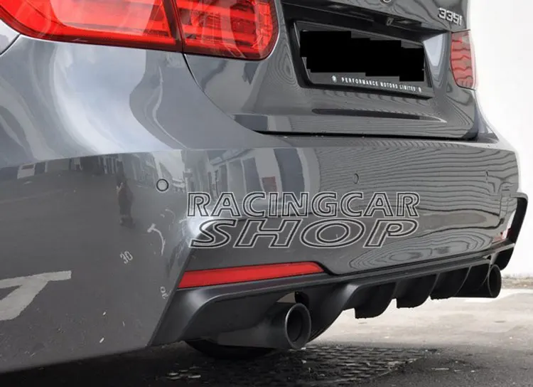 Окрашенный P Стиль задний диффузор для BMW F30 F31 3 series 335i M TECH спортивный бампер 2012UP