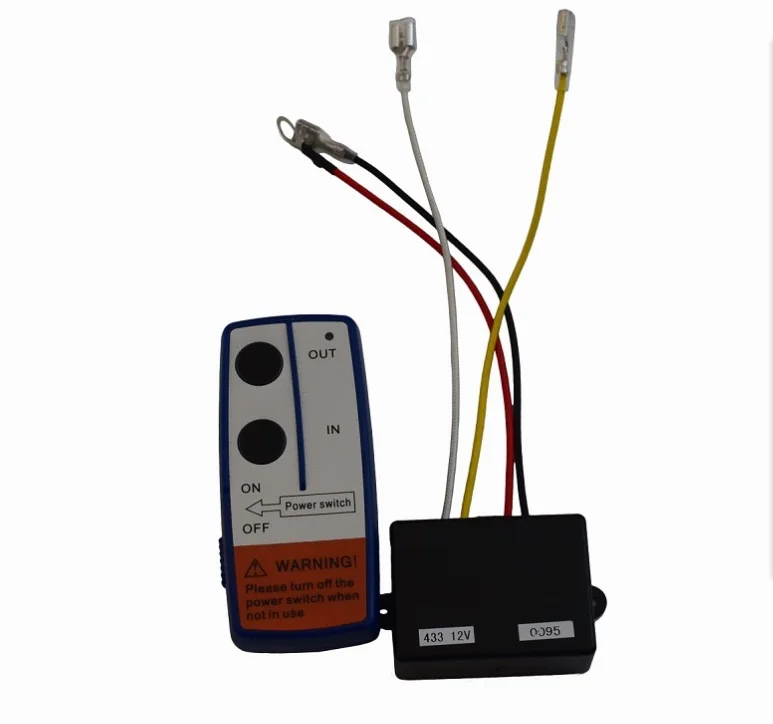 Бесплатная доставка 12 В электрическая лебедка беспроводной пульт