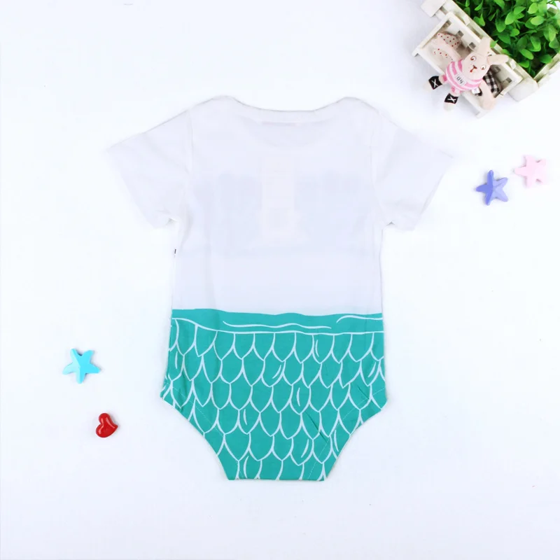 Детский хлопковый комбинезон с коротким рукавом принтом|infant jumpsuit|short sleeve romperbaby