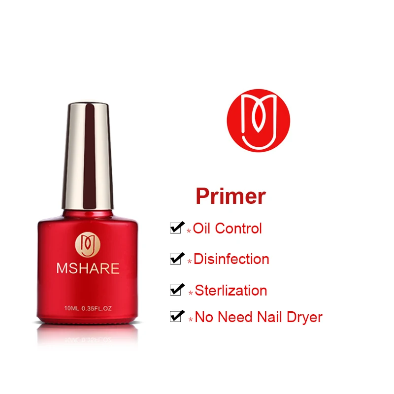 Primer Liquid MSHARE праймер для ногтей Грунтовка База Lquid Top Coat подкрепление UV гель для ногтей Matt Топы ногтей Лаки лак без чистке вытереть липкие Слои r07 - Цвет: Primer Liquid