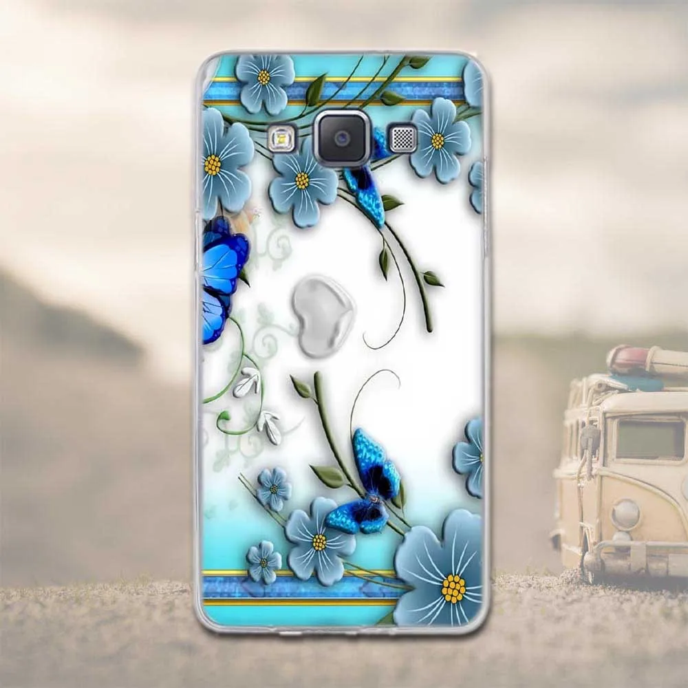 Мягкий ТПУ чехол для samsung Galaxy A5 A500 A500F A500H 3D рельефный силиконовый чехол для samsung Galaxy A3 чехол для телефона - Цвет: 21