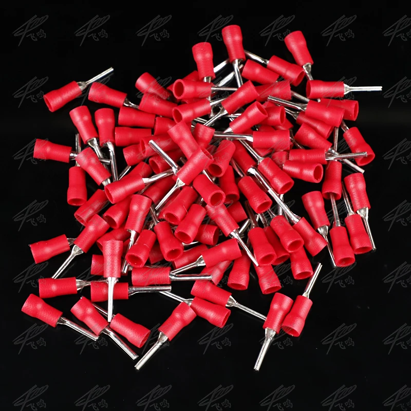 500pcs12 10AWG изолированные контактные клеммы электрический разъем обжимной