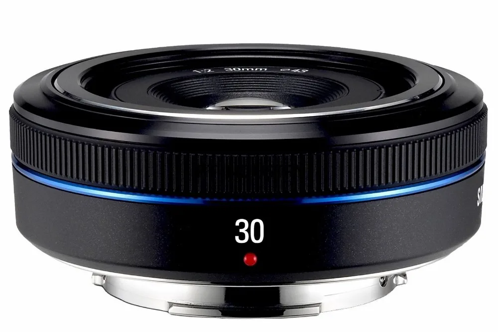 Оригинальный объектив NX 30 мм F2 с зумом черный цвет для Samsung NX1 NX20 NX30 NX100 NX110 NX200 NX300