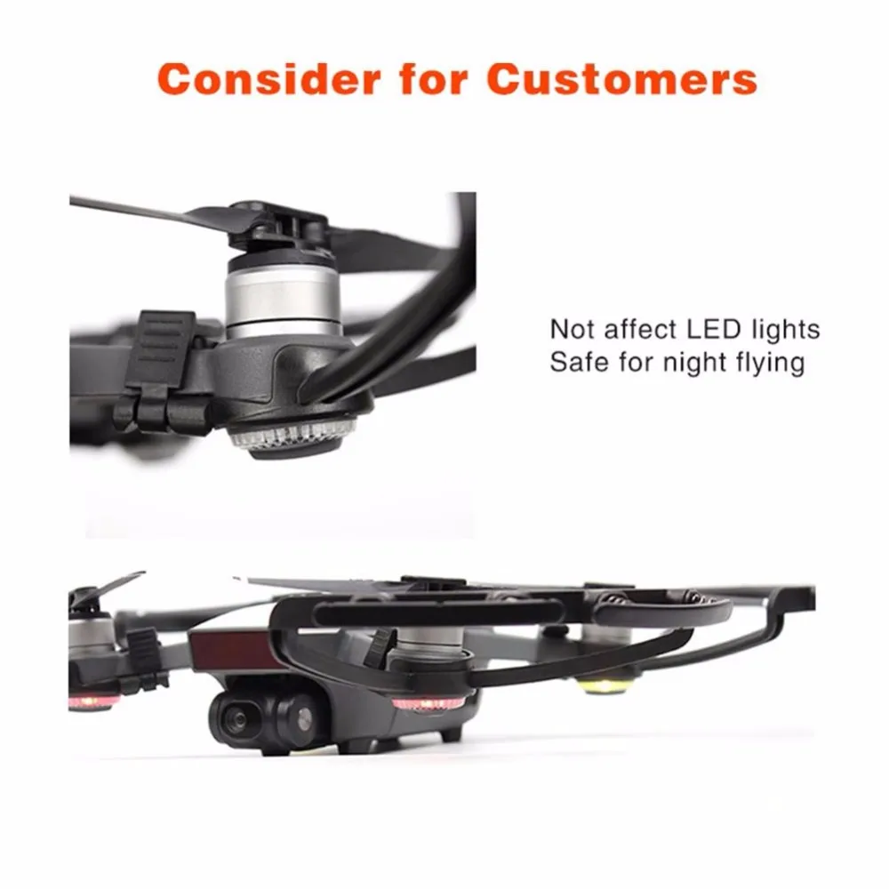 Обновлен Spark Quick Release Пропеллеры охранников бампер протекторы Авария защиты для DJI