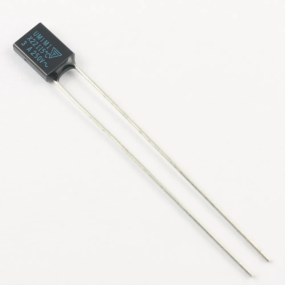 10 шт. ELCUT UMI M1 Microtemp Термопредохранитель типа X22 TF отключение 115 градусов 3A 250V|microtemp