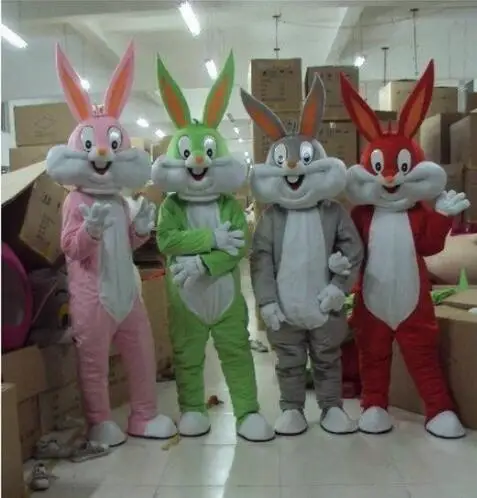 High quality Adult size Cartoon bugs bunny rabbit Mascot Costume mascot cosplay halloween costume christmas Crazy Sale | Тематическая