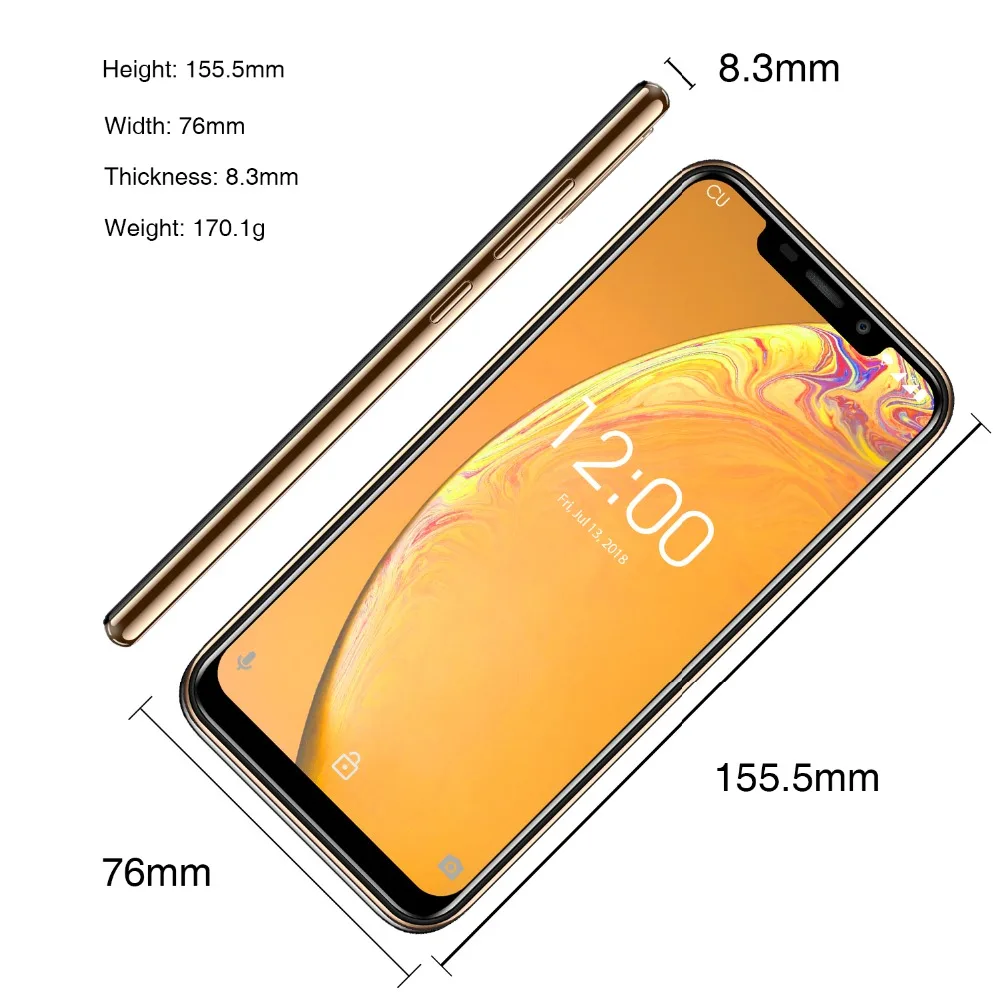 OUKITEL C13 Pro 6 18 &quot19:9 Android 9 0 распознавание лица отпечатков пальцев 4G LTE смартфон MT6739