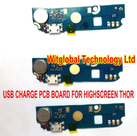 

USB Charging Dock PCB For Highscreen Thor Mainboard Micro USB connector Parts Buzzer Replacement Free Ship