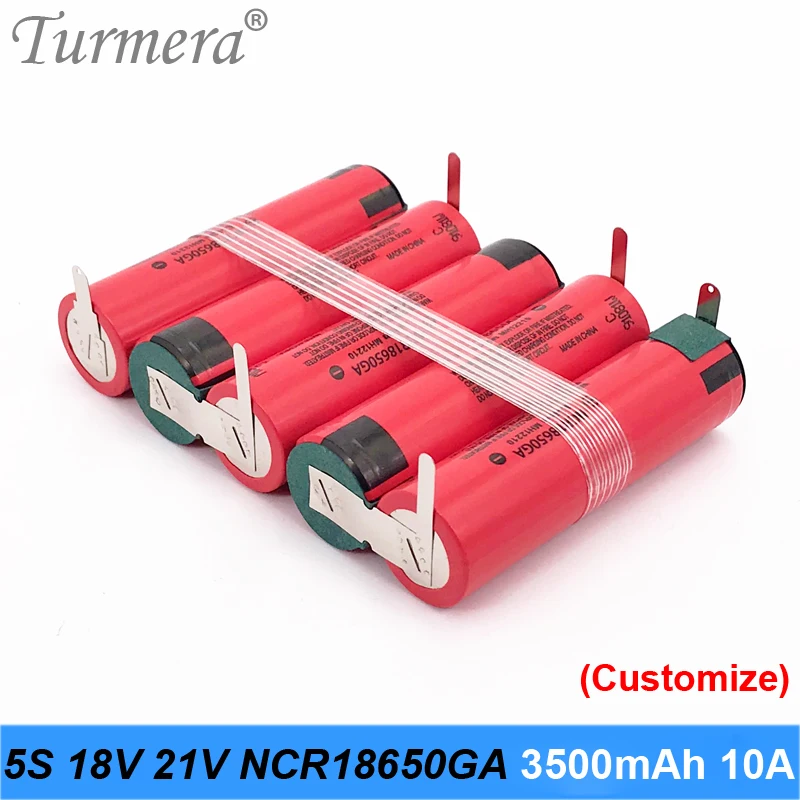 5S 18v 21v батарея 18650 пакет ncr18650ga 3500 мАч сварочная батарея для отвертка инструмент батареи и пылесос по индивидуальному заказу MA27