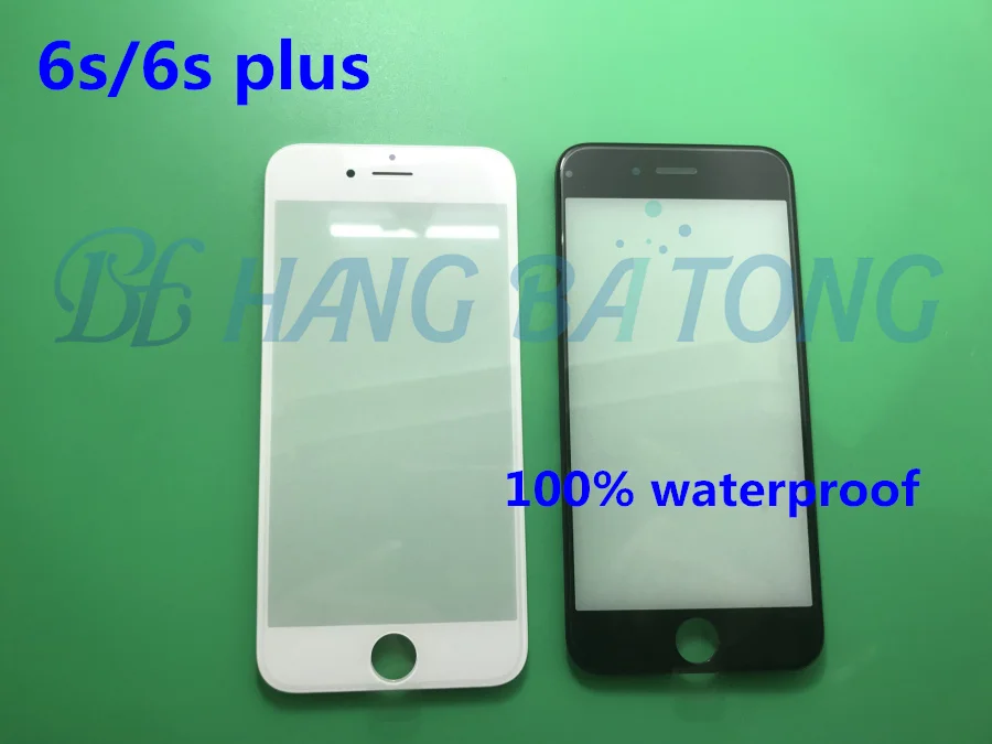 100 шт./лот стекло для переднего экрана холодного Пресса со средней рамкой iPhone 6 s/6 s