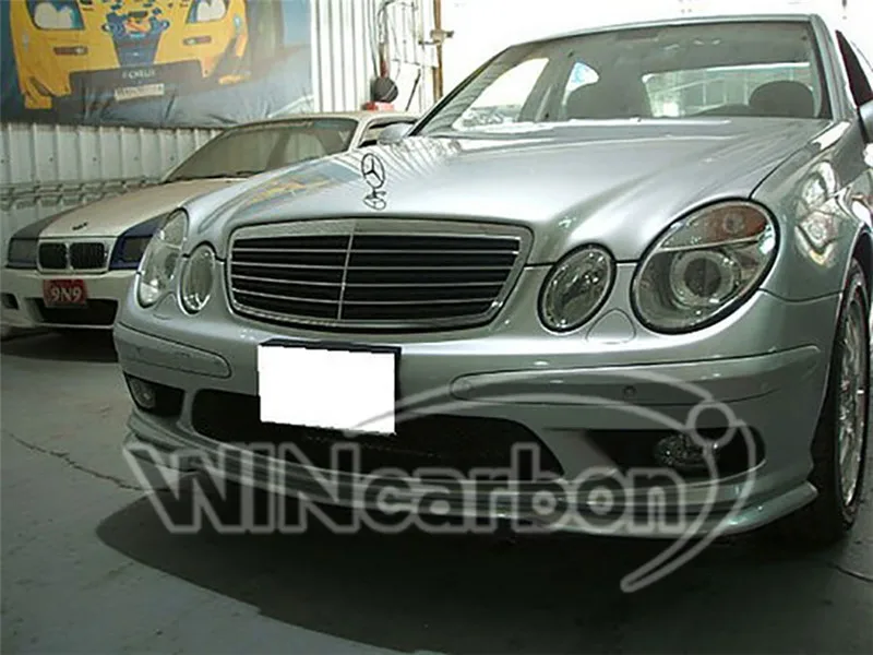 Передний Бампер Добавить спойлер для Mercedes BENZ e-класс W211 E55 2003-2006