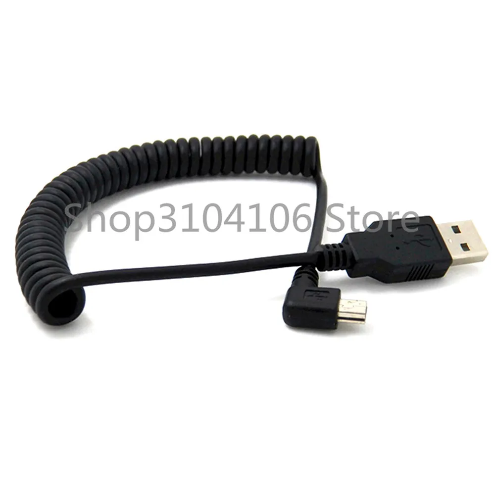 100 см 1 м 3 фута прямоугольный 90 градусов USB 2 0 мини штекер A Тип эластичный Дата