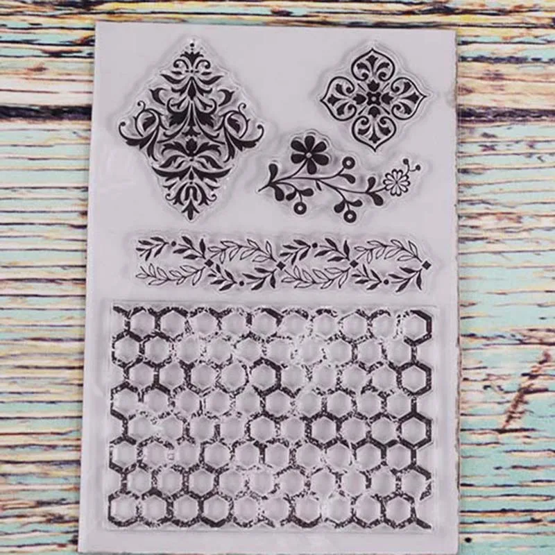 Сетка фон прозрачный Штамп для DIY скрапбукинга/карты/Дети Рождество весело