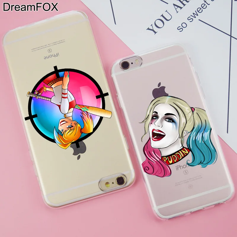 L308 отряд самоубийц Джокер Мягкий ТПУ силиконовый чехол для Apple iPhone 11 Pro X XR XS Max 8 7 6 6S